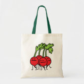 Radiale Happy Bunch - Radishes die gelukkig zijn! Tote Bag (Voorkant)