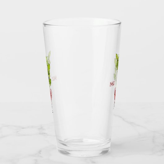 Radiale illustratie cartoon glas (Links)