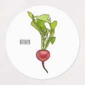 Radiale illustratie cartoon labels (Design 1)