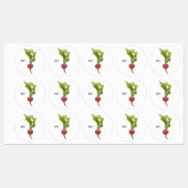 Radiale illustratie cartoon labels (Vel)