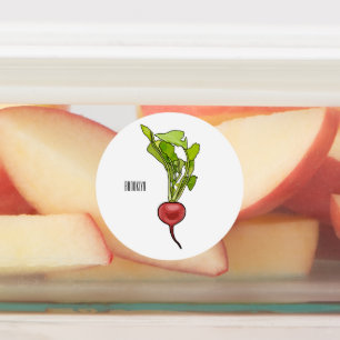 Radiale illustratie cartoon labels