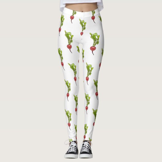 Radiale illustratie cartoon leggings (Voorkant)