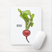 Radiale illustratie cartoon muismat (Met muis)