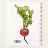 Radiale illustratie cartoon planner (Achterkant)