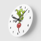 Radiale illustratie cartoon ronde klok (Hoek)