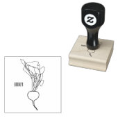 Radiale illustratie cartoon rubberstempel (Gestempeld)