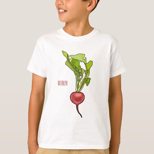 Radiale illustratie cartoon t-shirt (Voorkant)