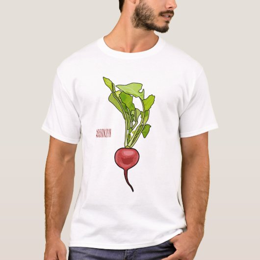 Radiale illustratie cartoon t-shirt (Voorkant)