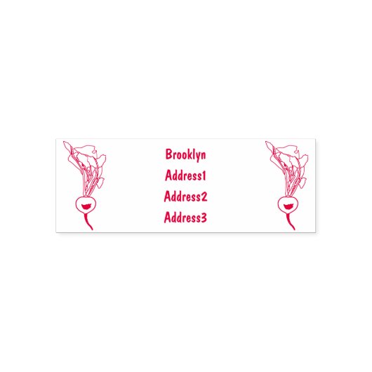 Radiale illustratie cartoon  zelfinktende stempel (Design)