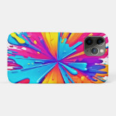 Radiale kleur burst art Case-Mate iPhone case (Achterkant (horizontaal))