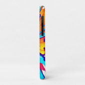 Radiale kleur burst art Case-Mate iPhone case (Achterkant/links)