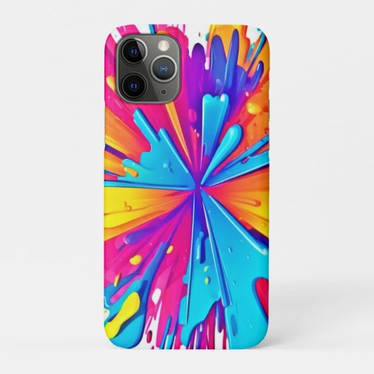 Radiale kleur burst art Case-Mate iPhone case (Achterkant)
