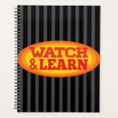 Radiale ovale strepen bekijken en leren planner (Voorkant)