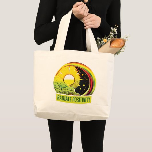 Radiale positiviteit grote tote bag (Voorkant (product))