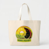 Radiale positiviteit grote tote bag (Voorkant)