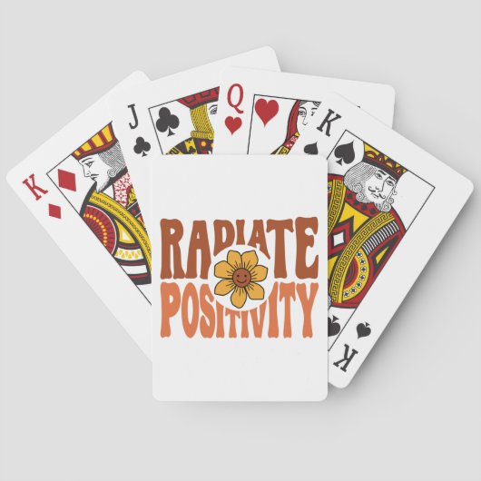Radiale positiviteit pokerkaarten (Achterkant)