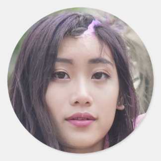 Radiale positiviteit ronde sticker