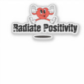 Radiale positiviteit sticker (Voorkant)