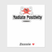 Radiale positiviteit sticker (Vel)