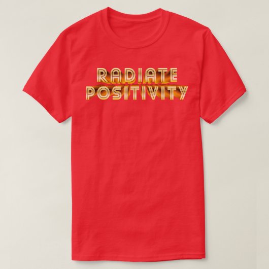 Radiale positiviteit t-shirt (Design voorkant)