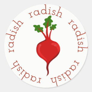Radiale ronde sticker