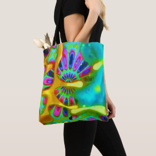 Radiale verkrachting tote bag
