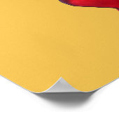 Radiale waterverf voor de illustratie van groenten poster (Hoek)