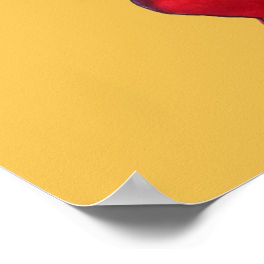 Radiale waterverf voor de illustratie van groenten poster (Hoek)