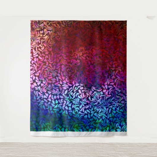 Radiale wervelkolom Patroon Multi - Tapestry Wandkleed (Voorkant)