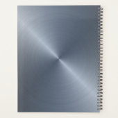 Radiale zilver Metallic | Monogrammen Planner (Achterkant)