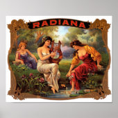 Radiana Cigar Label Poster (Voorkant)