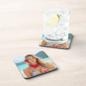 Radiance: Helena's Island Moment Plastic Bier Onderzetter (Rechterzijde)