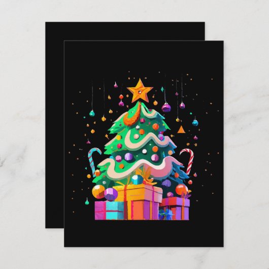 Radiance Kerstboom Magic Informatiekaartje (Voorkant / Achterkant)