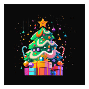 Radiance Kerstboom Magie Foto Afdruk