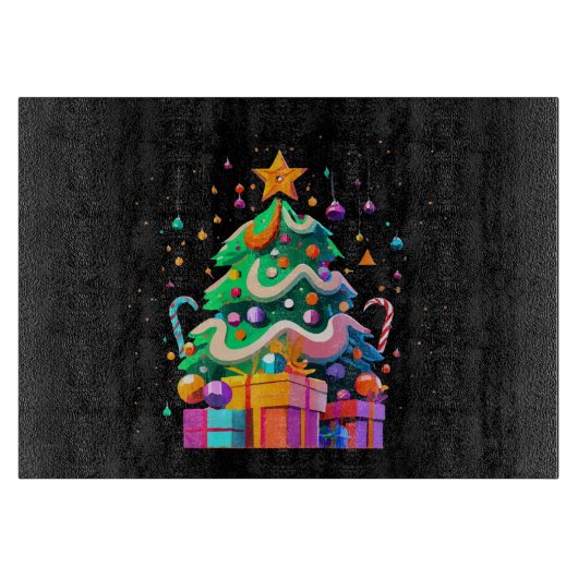 Radiance Kerstboom Magie Snijplank (Voorkant)