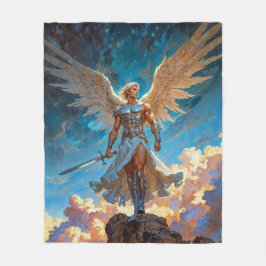 Radiance of Justice Archangel Michael Fleece Deken