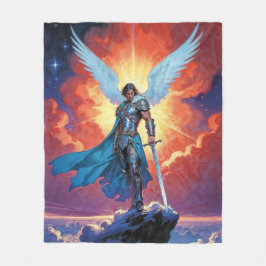 Radiance of Justice Archangel Michael Fleece Deken