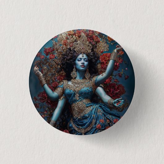 Radiance of Kali Ronde Button 3,2 Cm (Voorkant)