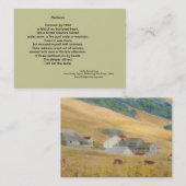 Radiance Poetry Trading Card Visitekaartje (Voorkant / Achterkant)