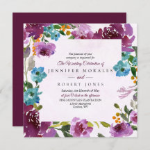 Radiance Wedding Invitation Square