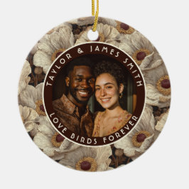 Radiant Anemones Accent Spring Wedding Keramisch Ornament