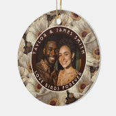 Radiant Anemones Accent Spring Wedding Keramisch Ornament (Links)