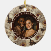 Radiant Anemones Accent Spring Wedding Keramisch Ornament (Achterkant)