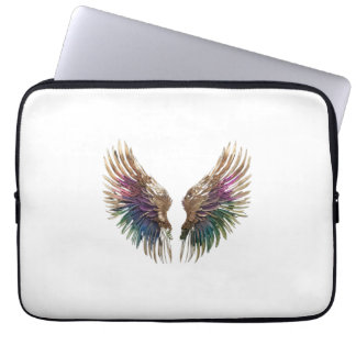 "Radiant Angel Wings Laptop Sleeve" Laptop Sleeve
