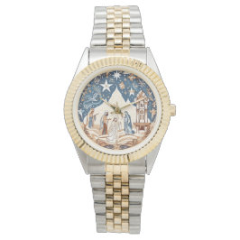 Radiant Arrival - Kerststal Horloge