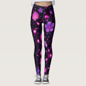 Radiant Bloom Aangepaste Leggings (Voorkant)
