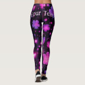 Radiant Bloom Aangepaste Leggings (Achterkant)