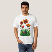 Radiant Bloom Burst T-shirt (Voorkant volledig)
