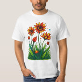 Radiant Bloom Burst T-shirt (Voorkant)