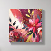 Radiant Bloom Canvas Afdruk (Voorkant)